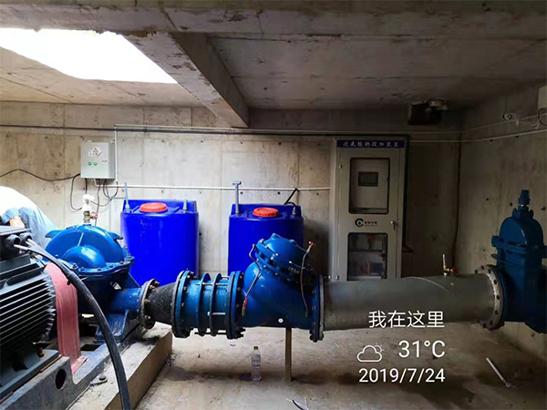 榮成水司次鈉投加